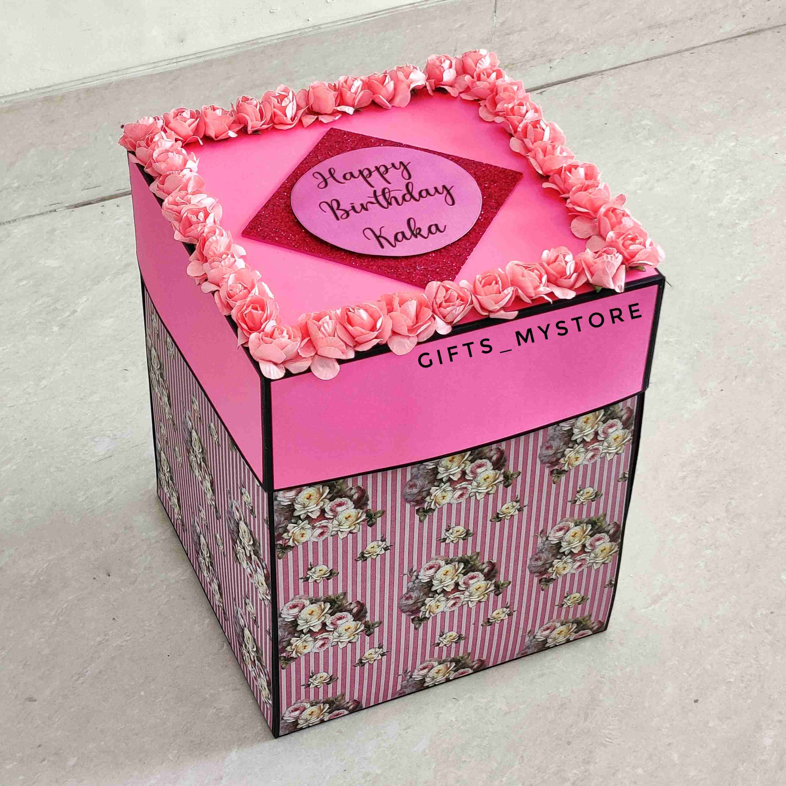 IMG_20220130_125102__01-01 4 layer mix chocolates chocolate explosion box in elegant pink theme handmade gift product designed for special occasions