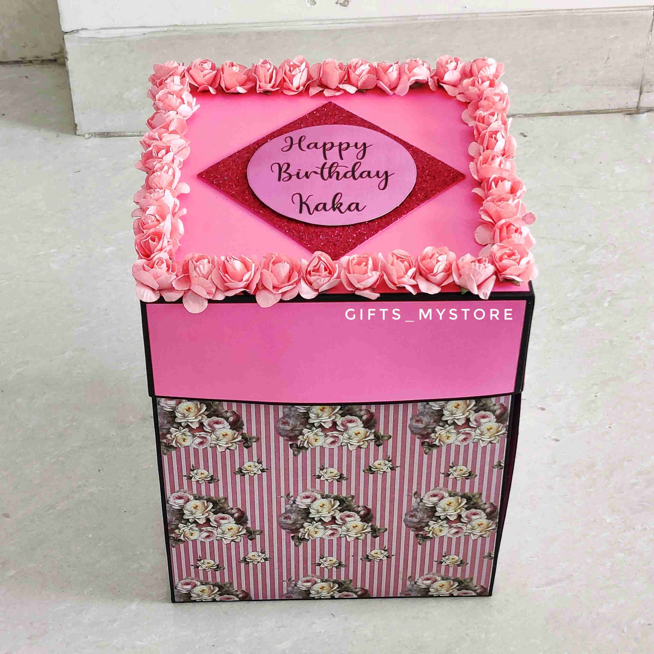 IMG_20220130_125105__01-01 4 layer mix chocolates chocolate explosion box in elegant pink theme handmade gift product designed for special occasions