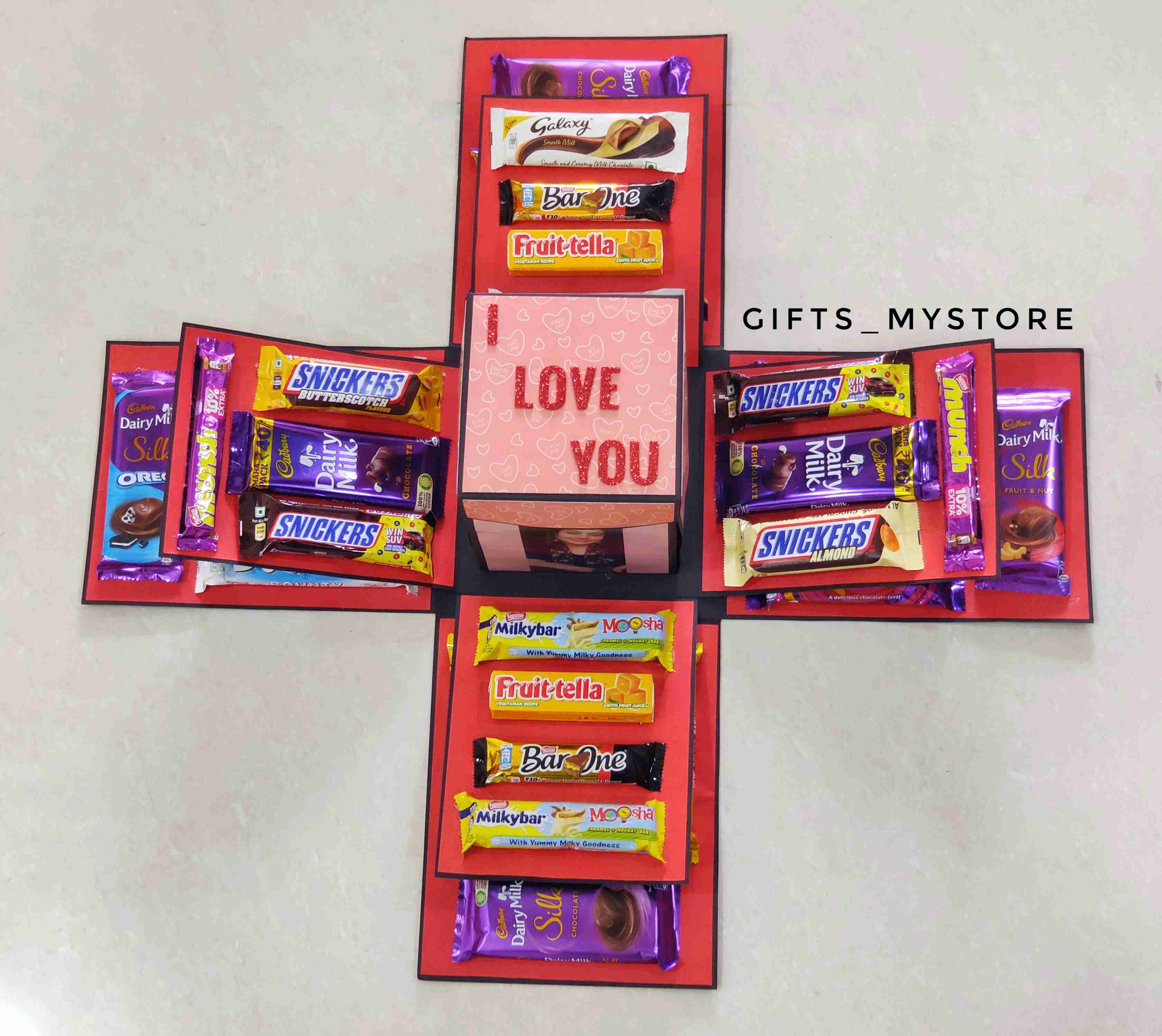 MIX CHOCOLATES 4 LAYERS CEB(SQUARE)_1_10_bygiftsmystore